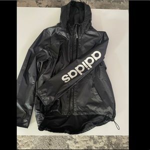 adidas woman’s windbreaker size large